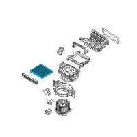 OEM 2021 Kia Sportage Filter Assembly-Air Diagram - 97133D3200