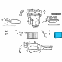 OEM Jeep Core-Heater Diagram - 68079484AA