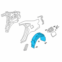 OEM Kia K900 Guard Assembly-Rear WHEE Diagram - 86821J6000