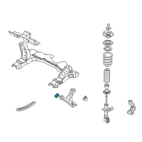 OEM Pontiac Bushing, Front Lower Control Arm Diagram - 22637808