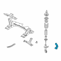 OEM Chevrolet Cavalier Steering Knuckle Diagram - 18060622