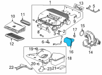 OEM Acura MDX Chamber Complete Diagram - 17230-61A-A00