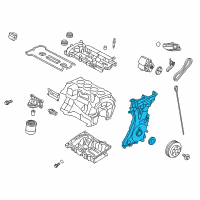 OEM Ford Edge Front Cover Diagram - BB5Z-6019-C