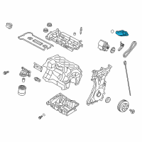 OEM 2015 Ford Special Service Police Sedan Oil Feed Tube Diagram - EJ7Z-6622-A