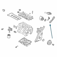 OEM 2014 Ford Edge Dipstick Diagram - AG9Z-6750-A