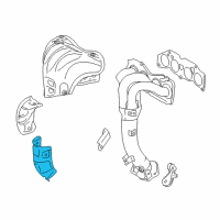 OEM Toyota Highlander Heat Shield Diagram - 17169-0V010