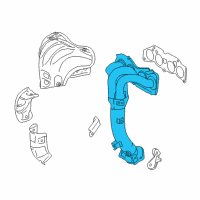 OEM 2014 Toyota Highlander Exhaust Manifold Diagram - 17141-0V180