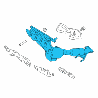 OEM 2013 Ford C-Max Manifold With Converter Diagram - DM5Z-5G232-A