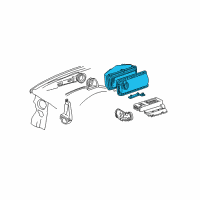 OEM 1996 GMC C3500 Cleaner, Air Diagram - 25098524