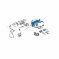 OEM 1994 Chevrolet C2500 Element Diagram - 19259103