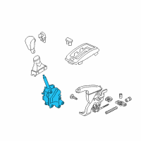 OEM 2011 Acura TL Bracket Set, Select Lever Diagram - 54200-TK4-A83