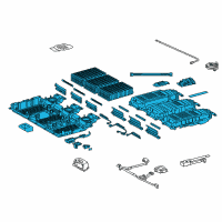 OEM 2019 Toyota Highlander Battery Assembly Diagram - G9510-48120