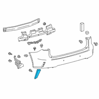 OEM Lexus Reflector Assembly, Reflex Diagram - 81920-48050