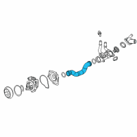 OEM 2008 Chevrolet HHR Outlet Pipe Diagram - 12592401