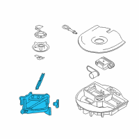 OEM 2020 Ford SSV Plug-In Hybrid Jack Assembly Diagram - HP5Z-17080-B