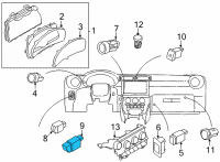 OEM 2022 Toyota GR86 Trunk Switch Diagram - SU003-09331