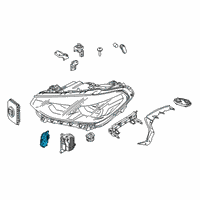 OEM 2019 BMW X4 Led Module, Direction Indicator, Left Diagram - 63-11-7-466-111