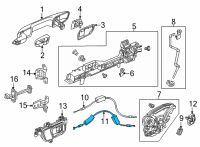 OEM 2022 Honda Civic CABLE, RR Diagram - 72631-T20-A01