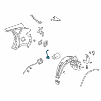 OEM 2021 Acura RDX ACTUATOR, FUEL LID Diagram - 74700-TJB-A02