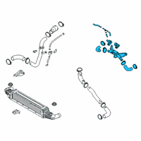 OEM 2019 Kia K900 Intercooler Hose Diagram - 282723L130