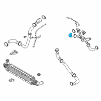 OEM Kia Stinger Hose-I/C Inlet, RH Diagram - 282813L202