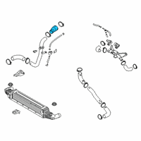 OEM 2020 Kia K900 Hose-I/C Outlet Diagram - 282893L101