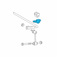 OEM 2011 Lexus GS460 Bracket, Stabilizer(For Rear) Diagram - 48832-30060