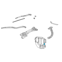 OEM 2001 Chrysler 300M Reservoir-Washer Diagram - 5011823AB