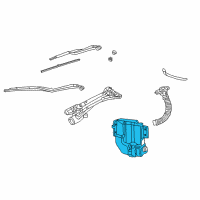 OEM Chrysler Cirrus Pump-Washer, Windshield Diagram - 5015937AA