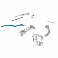 OEM 2004 Chrysler Concorde Arm WIPER-WIPER Diagram - 5011204AB