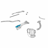 OEM 2004 Dodge Intrepid Link W/S-WIPER Arm Diagram - 5011198AA