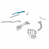 OEM 2003 Dodge Intrepid Blade-WIPER Diagram - 5011207AB