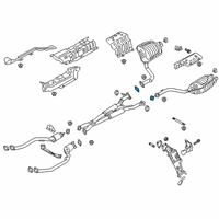 OEM Kia Niro EV Gasket-Exhaust Pipe Diagram - 287512V100