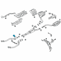 OEM 2015 Hyundai Genesis Bracket-Muffler Support Diagram - 28670-B1150