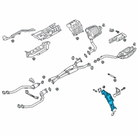 OEM 2020 Kia K900 Catalyst Case Assembly, Right Diagram - 285303LTS1