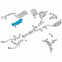 OEM Hyundai Genesis Protector-Heat Front, LH Diagram - 28791-B1100