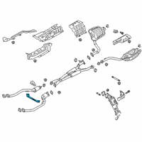 OEM Kia K900 Bracket Assembly-MUFFLER Diagram - 28670B1100