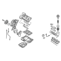 OEM Hyundai Entourage Oil Level Gauge Rod Assembly Diagram - 26611-3C100