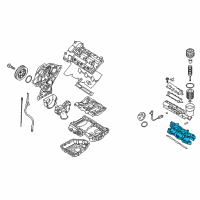 OEM Hyundai Entourage Manifold Assembly-Intake Diagram - 28310-3C000