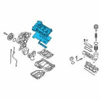 OEM Hyundai Veracruz Cover Assembly-Rocker, LH Diagram - 22410-3C110