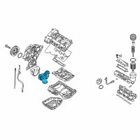 OEM 2008 Hyundai Azera Pump Assembly-Oil Diagram - 21310-3C300