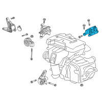 OEM 2018 Buick Envision Mount-Trans Diagram - 84160408