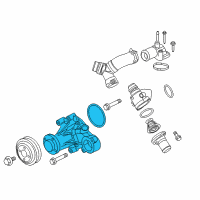 OEM 2021 Ford Mustang Water Pump Diagram - BR3Z-8501-S