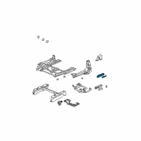 OEM Honda Switch Assembly, Driver Side Power Seat (Light Quartz Gray) Diagram - 35955-S0X-A51ZB