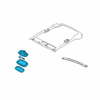 OEM 2006 Jeep Liberty Lamp-Cargo Diagram - 1BC77BD1AA