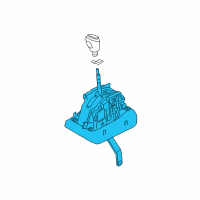 OEM 2017 Infiniti Q60 Automatic Transmission Shifter Assembly Diagram - 34901-4GF2C