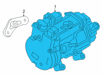 OEM 2022 Ford Maverick COMPRESSOR ASY Diagram - NZ1Z-19703-A