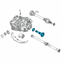 OEM 2018 BMW X6 Output Flange Set Diagram - 33-10-7-850-614