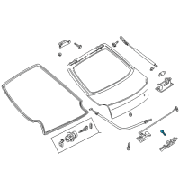 OEM 2002 Kia Spectra Screw-Tapping Diagram - K997860820B
