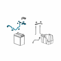 OEM 2013 Honda Fit Cable, Starter (Assembly) Diagram - 32410-TK6-000
